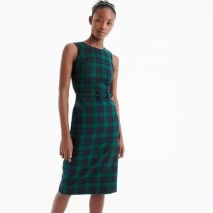 J. Crew Belted Sheath Dress